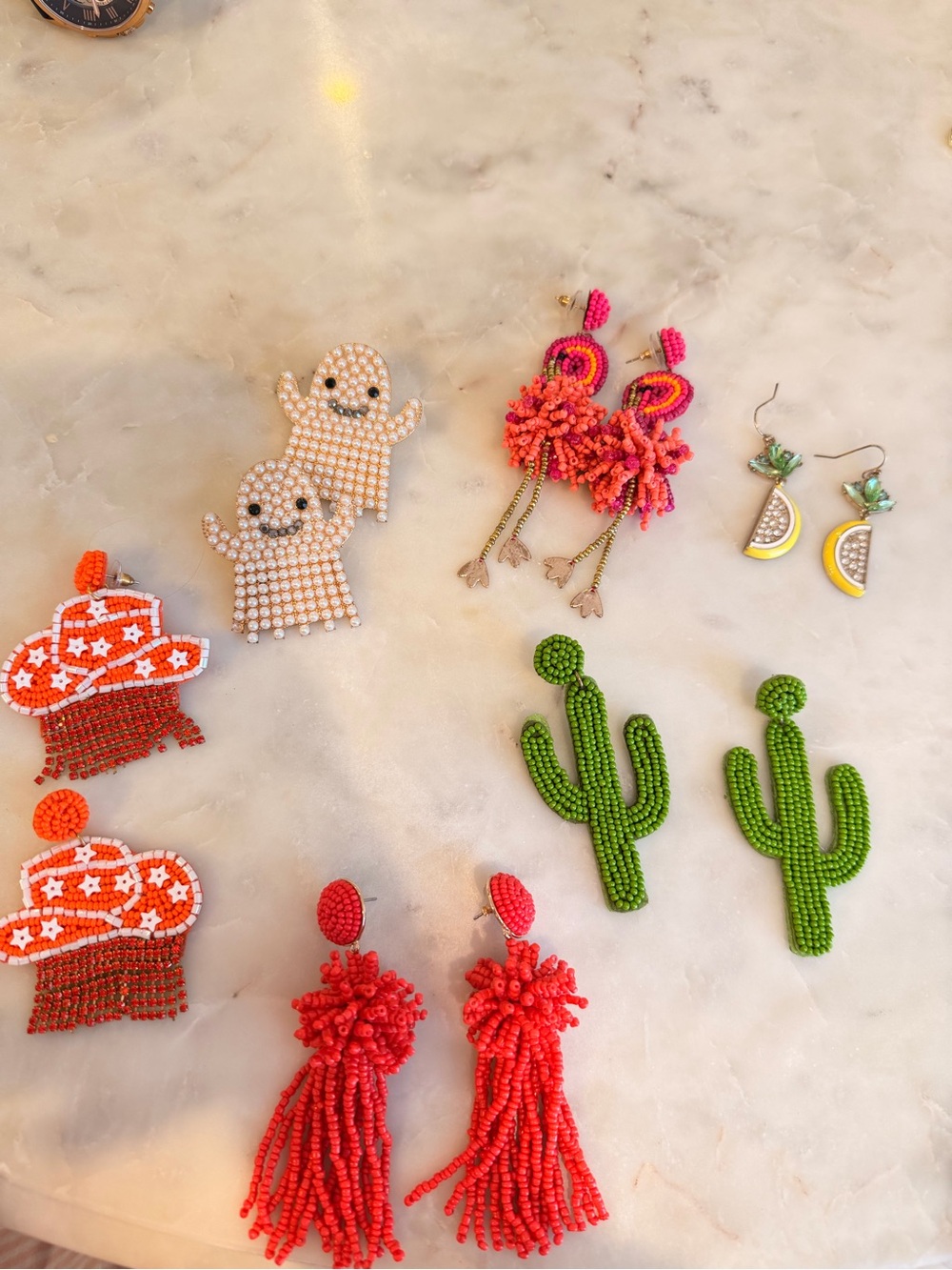 BaubleBar and other Boutique beaded earrings